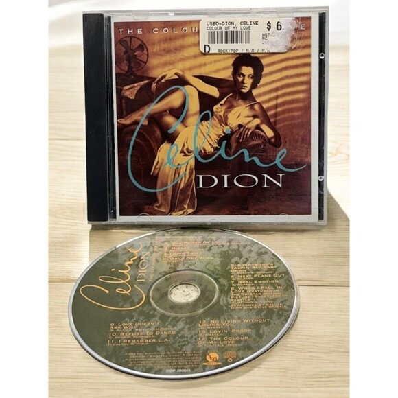 Celine Dion The Colour Of My Love CD Pop Sony Music 14 Tracks 1993 - Picture 6 of 6
